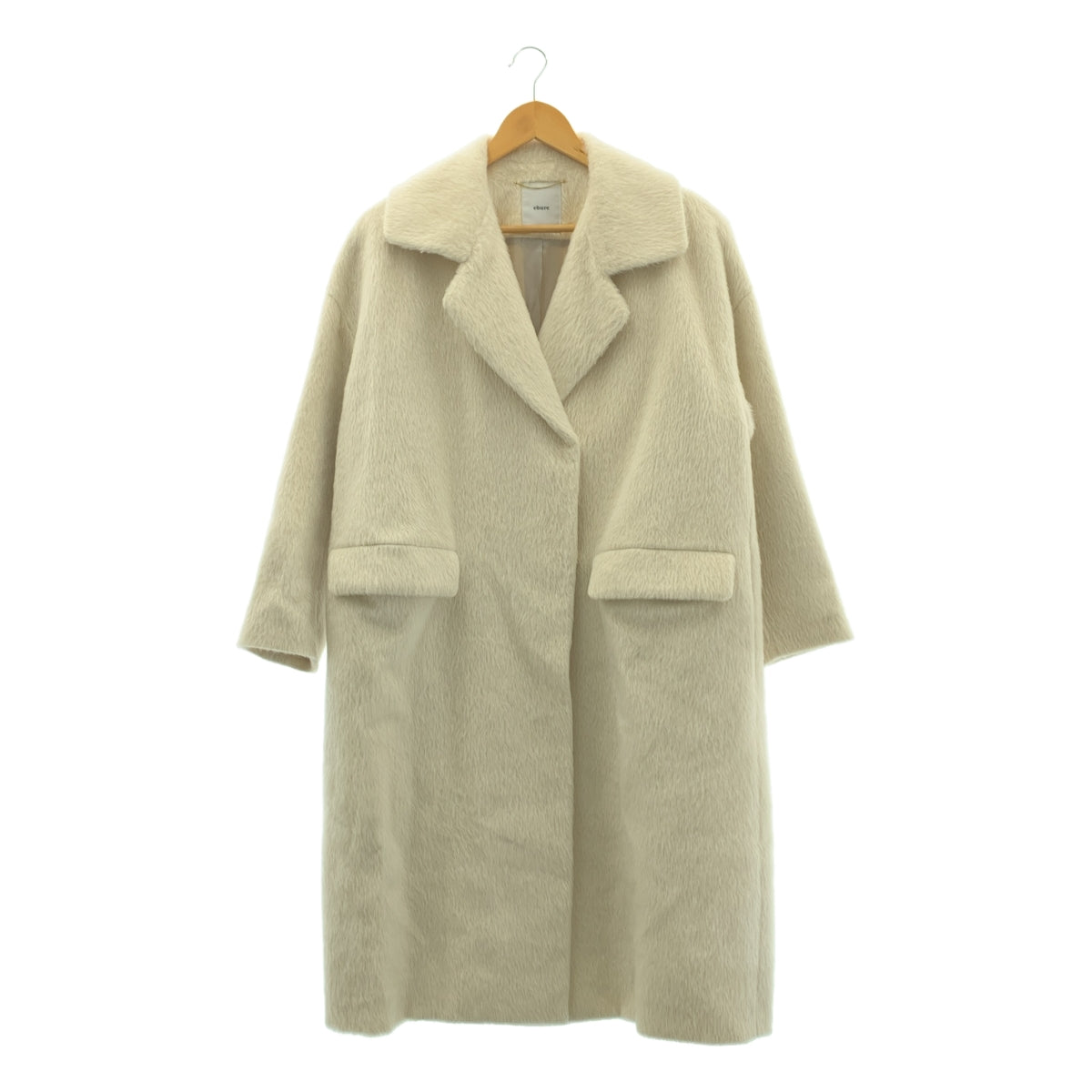 ebure | 羊駝毛長毛超大外套 / 全襯裡 | 尺寸 36 |