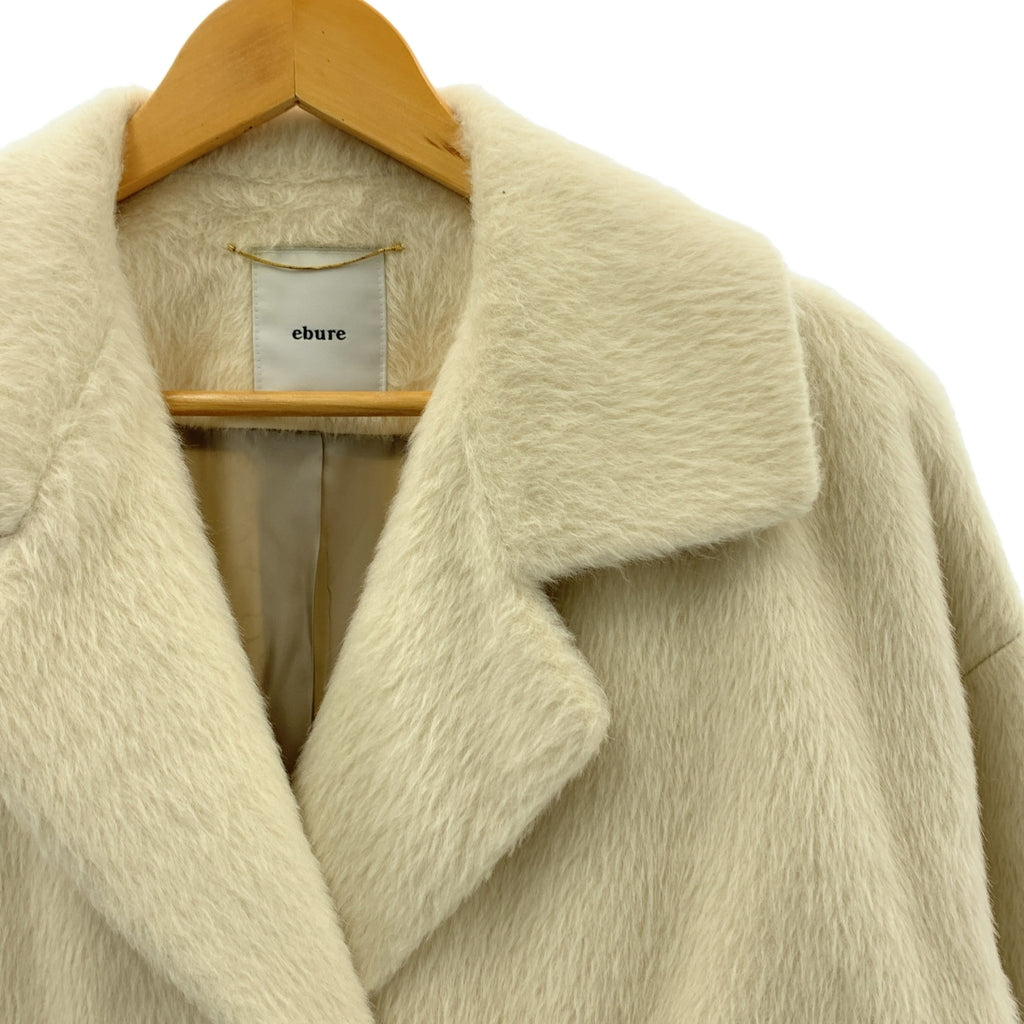 ebure | 羊駝毛長毛超大外套 / 全襯裡 | 尺寸 36 |
