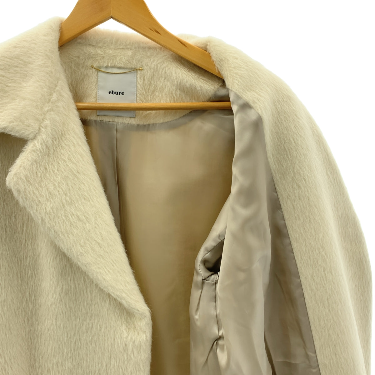 ebure | 羊駝毛長毛超大外套 / 全襯裡 | 尺寸 36 |