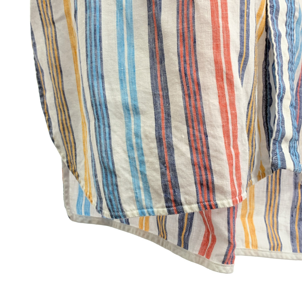 TICCA / ティッカ | リネン ストライプ シャツワンピース | F | レディース