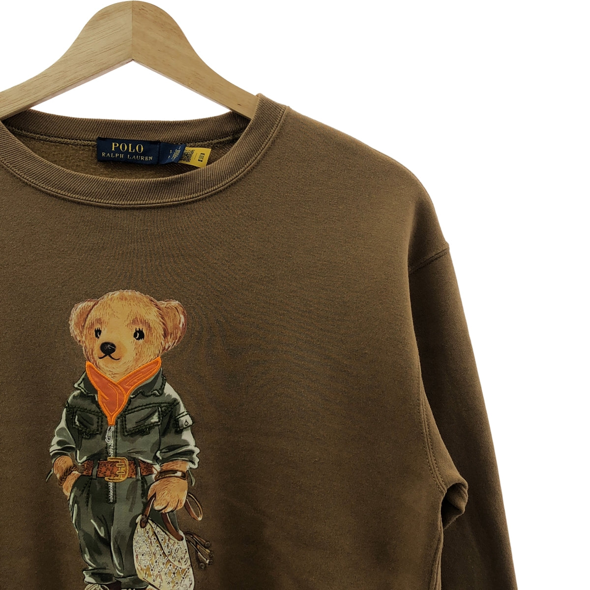 POLO RALPH LAUREN / 폴로랄프로렌 | 폴로베어 엠브로이드 클루넥 스웨트 트레이너 | S |