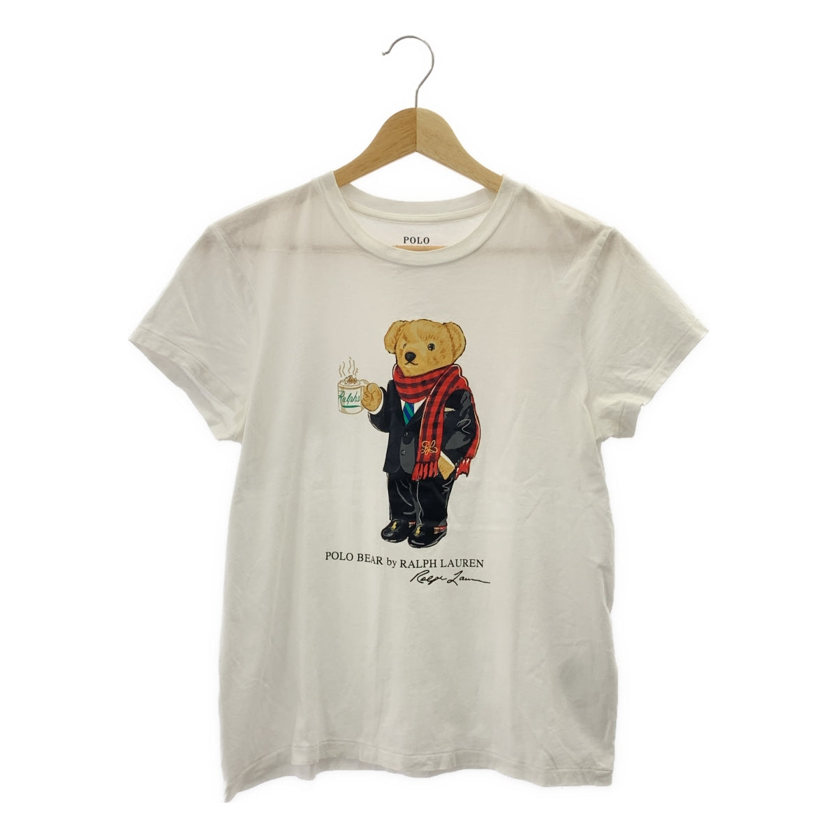 POLO RALPH LAUREN / 폴로랄프로렌 | 폴로베어 프린트 T셔츠 컷소우 | S | 화이트 | 여성