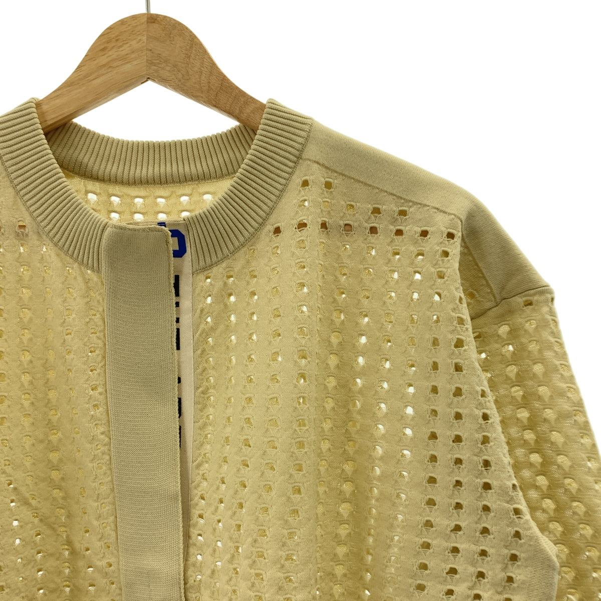 Eimee Law | 網眼Logo織帶圓領針織開襟衫 | 38碼 | 女款