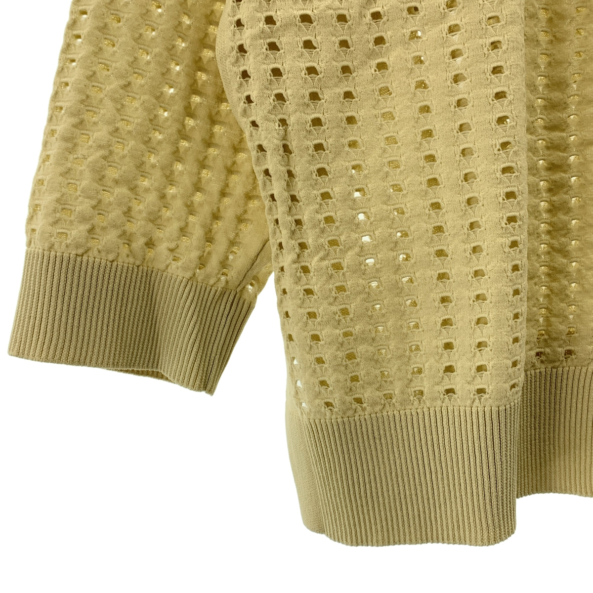 Eimee Law | 網眼Logo織帶圓領針織開襟衫 | 38碼 | 女款