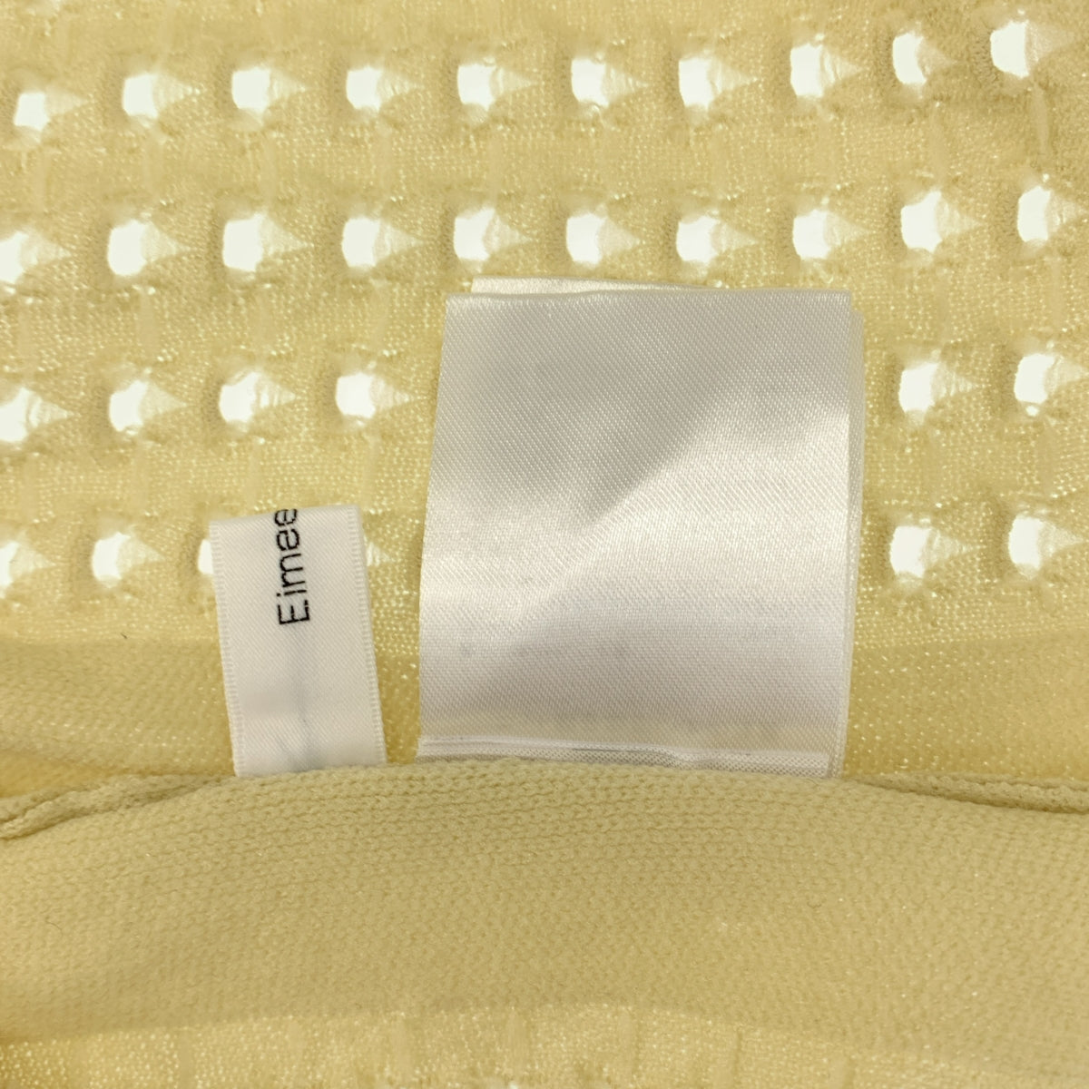 Eimee Law | 網眼Logo織帶圓領針織開襟衫 | 38碼 | 女款