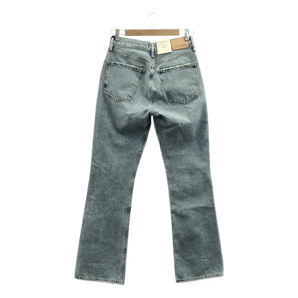 【미품】 Citizens of humanity / 시티즌즈 오브 휴머니티 | 2022AW | LIBBY / 데미지 가공 플레어 데님 팬츠 | 25 | 인디고 | 여성