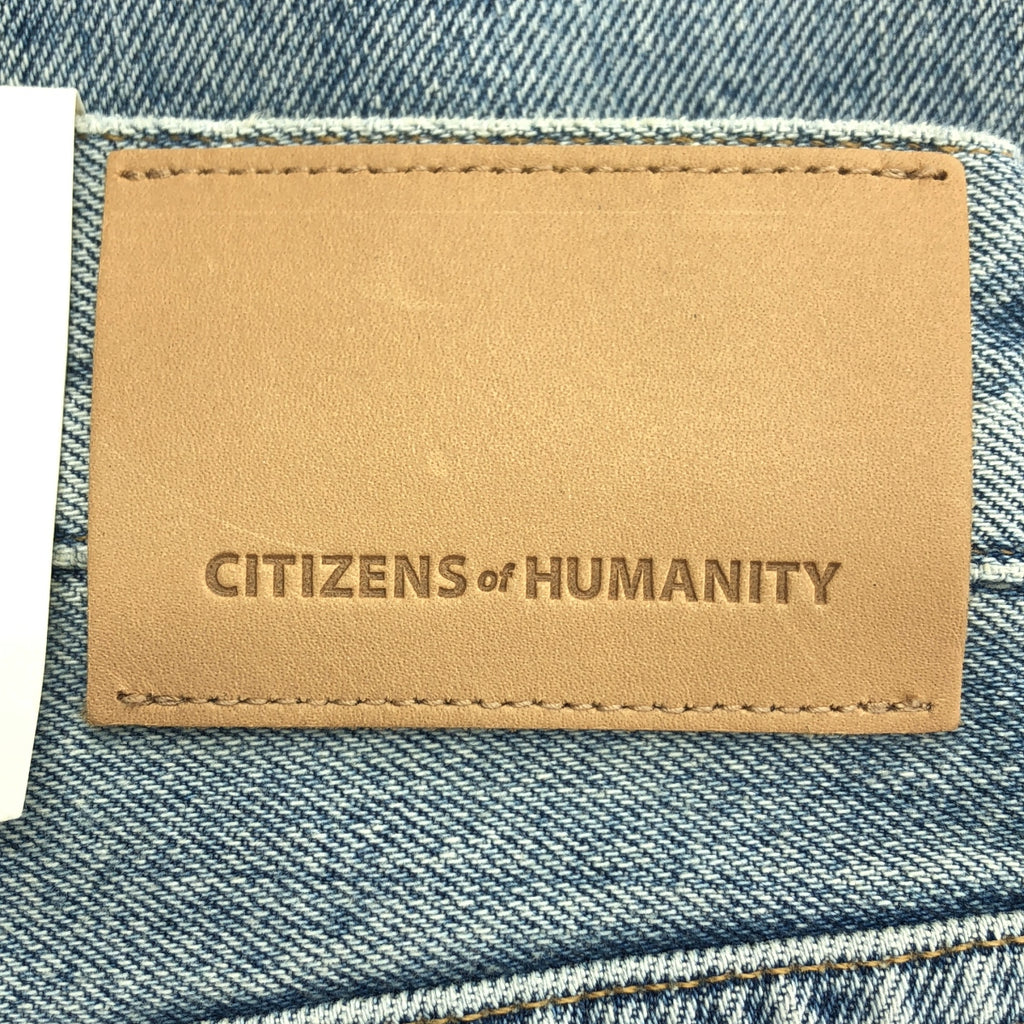 【미품】 Citizens of humanity / 시티즌즈 오브 휴머니티 | 2022AW | LIBBY / 데미지 가공 플레어 데님 팬츠 | 25 | 인디고 | 여성