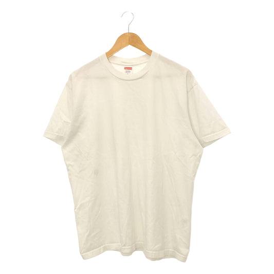 SUPREME | Solid T-shirt Crew neck solid T-shirt | L | White | Men's