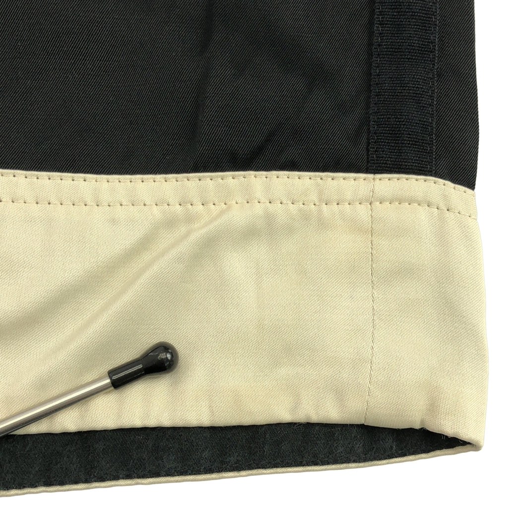 德賴斯·範諾頓 | 人造絲棉混紡闊腿短褲，褲腳拼接設計 | S碼 | 男士