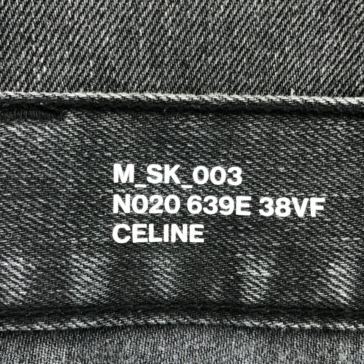 CELINE / Celine | 2020AW | Eddie M_SK_003 Skinny Black Denim Pants | Size 29 | Men's