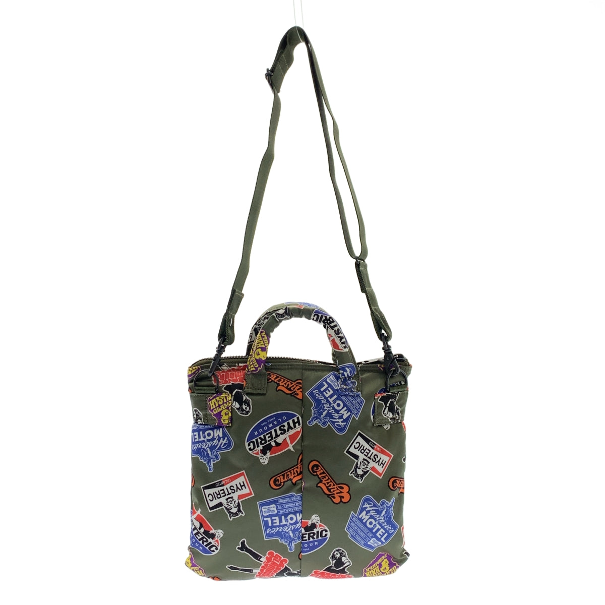 hysteric glamour ヘルメットバッグ　ショルダーバッグ　迷彩　カモ hysteric glamour ヘルメットバッグ ショルダーバッグ 迷彩 カモ