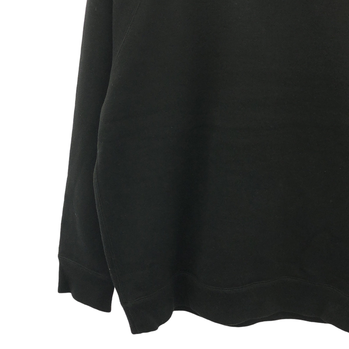 ATON / エイトン | ZERO TSURI URAKE SWEAT SHIRT ゼロ 吊り裏毛 クルーネックプルオーバー スウェット | 4 | ブラック | メンズ