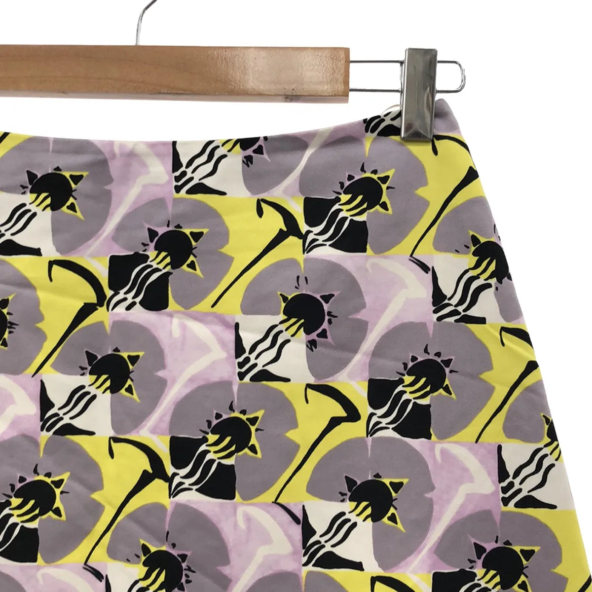 【美品】  MARNI / マルニ | デコフラワープリント フレアスカート | 36 | マルチカラー | レディース