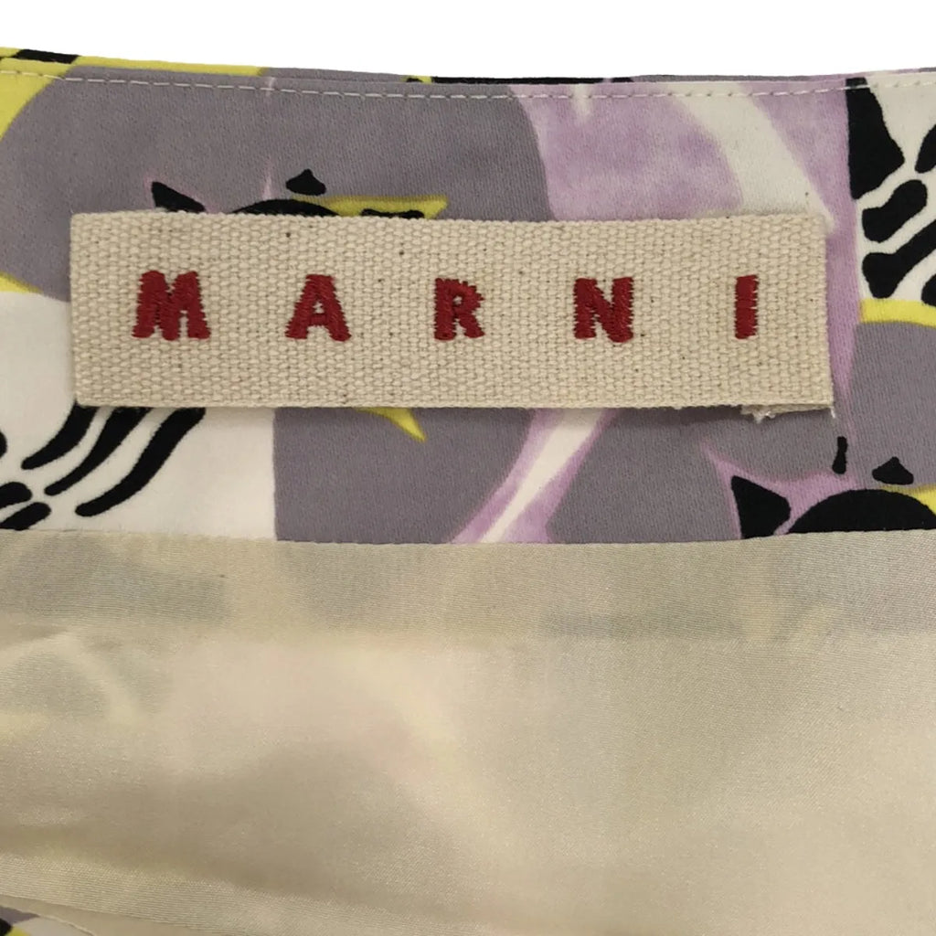 【美品】  MARNI / マルニ | デコフラワープリント フレアスカート | 36 | マルチカラー | レディース