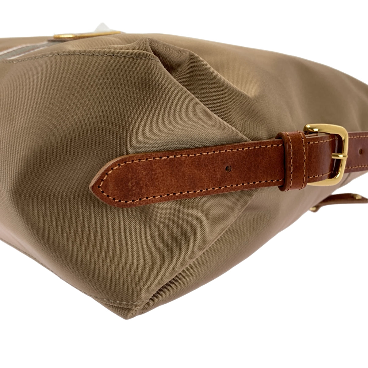 Her Schedule | 帶有皮革裝飾和徽標的雙向單肩包，零秒背包 |