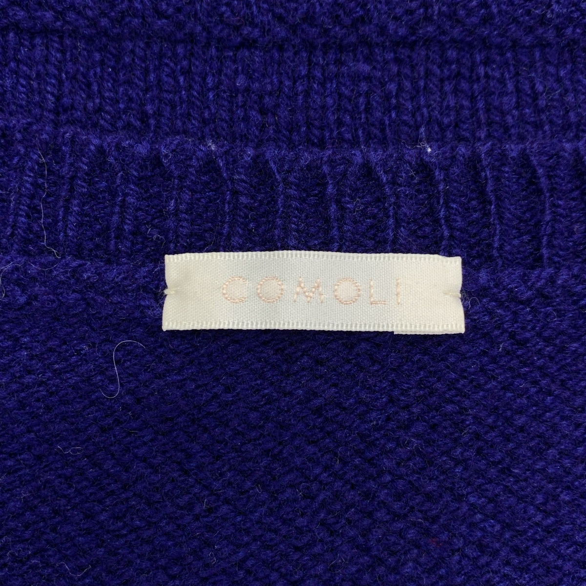 COMOLI | 羊毛甘地領毛衣 | F | 男款