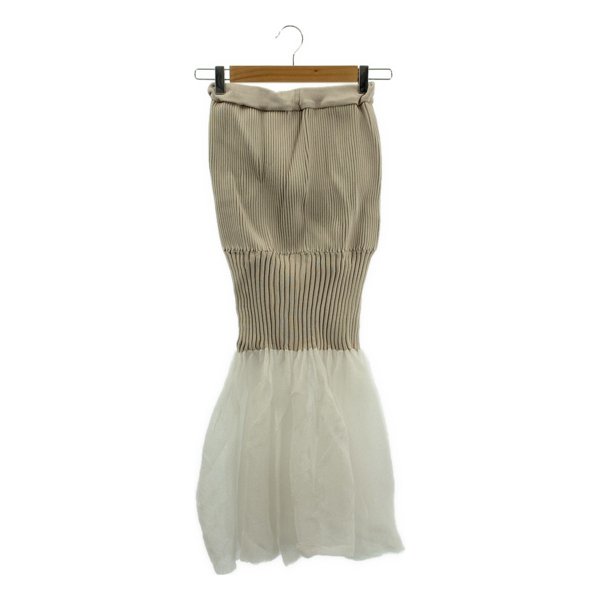 CFCL / 시에프시엘 | FLUTED LUCENT GLITTER MERMAID SKIRT 니트 스커트 | 1 |