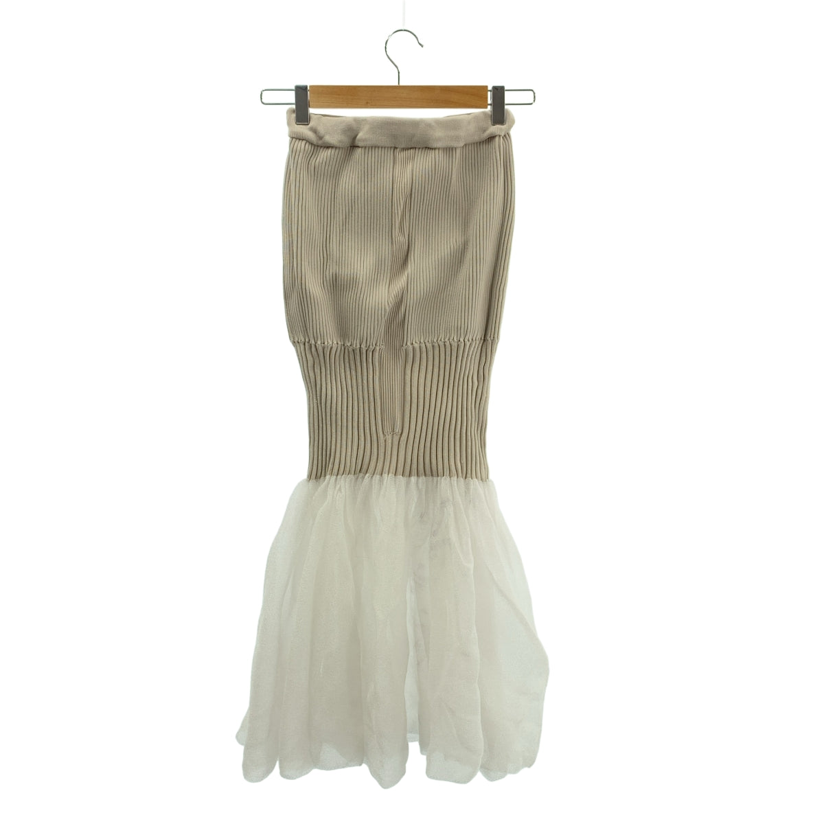 CFCL / 시에프시엘 | FLUTED LUCENT GLITTER MERMAID SKIRT 니트 스커트 | 1 |