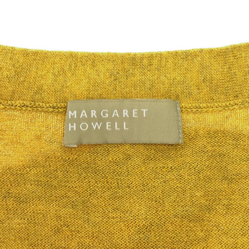 MARGARET HOWELL / マーガレットハウエル | カシミヤ混 Vネック カーディガン | 2 | レディース