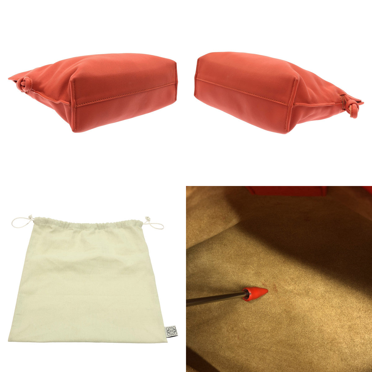 LOEWE | 佛朗明哥手拿包迷你肩背包 | 紅色 | 女款