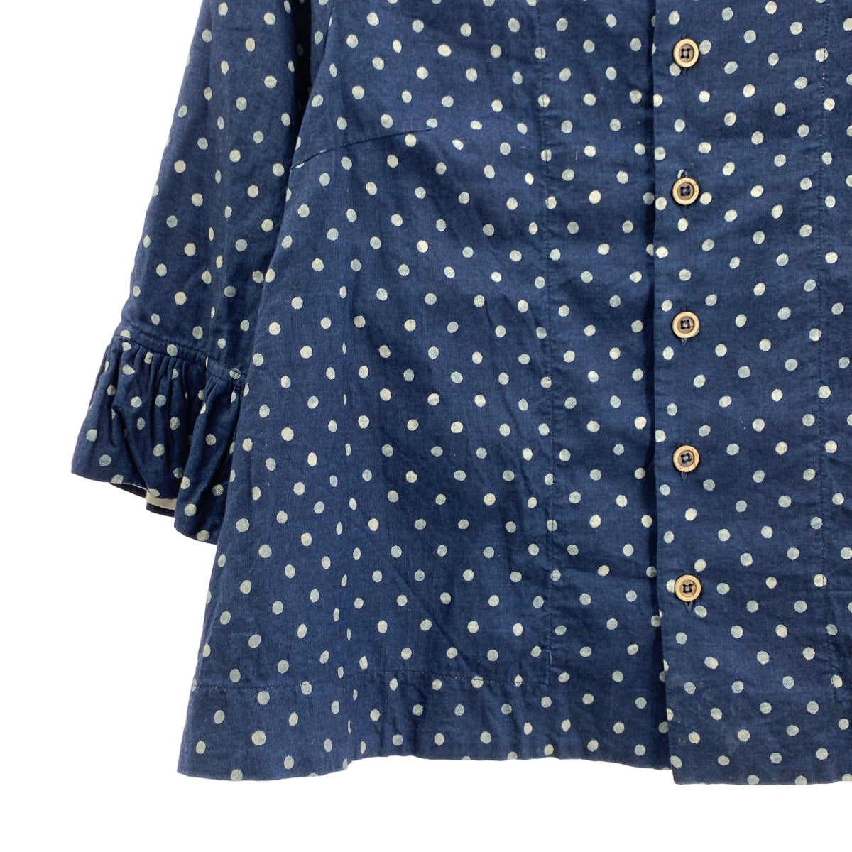 45r / フォーティファイブアール | ドット オックスプリント レフアブラウス | 2 | レディース