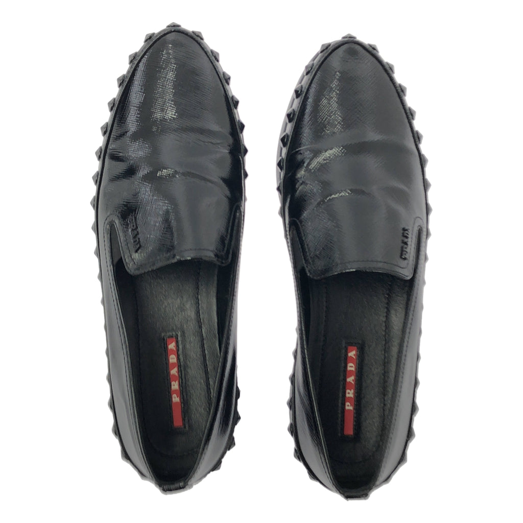 PRADA SPORT / 프라다 스포츠 | 스터드 로고 포인티드 투 슬리폰 신발 | 38 | 여성