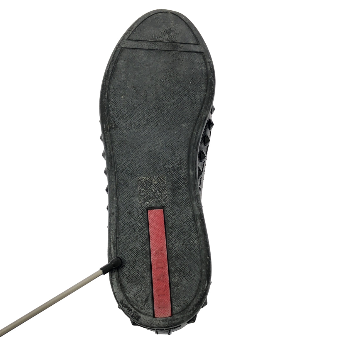 PRADA SPORT / 프라다 스포츠 | 스터드 로고 포인티드 투 슬리폰 신발 | 38 | 여성