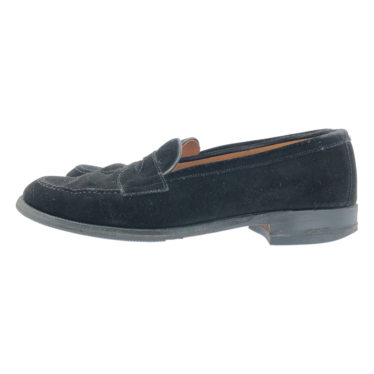 clarks / クラークス | スエード コインローファー イングランド製 | 8 | ブラック | メンズ