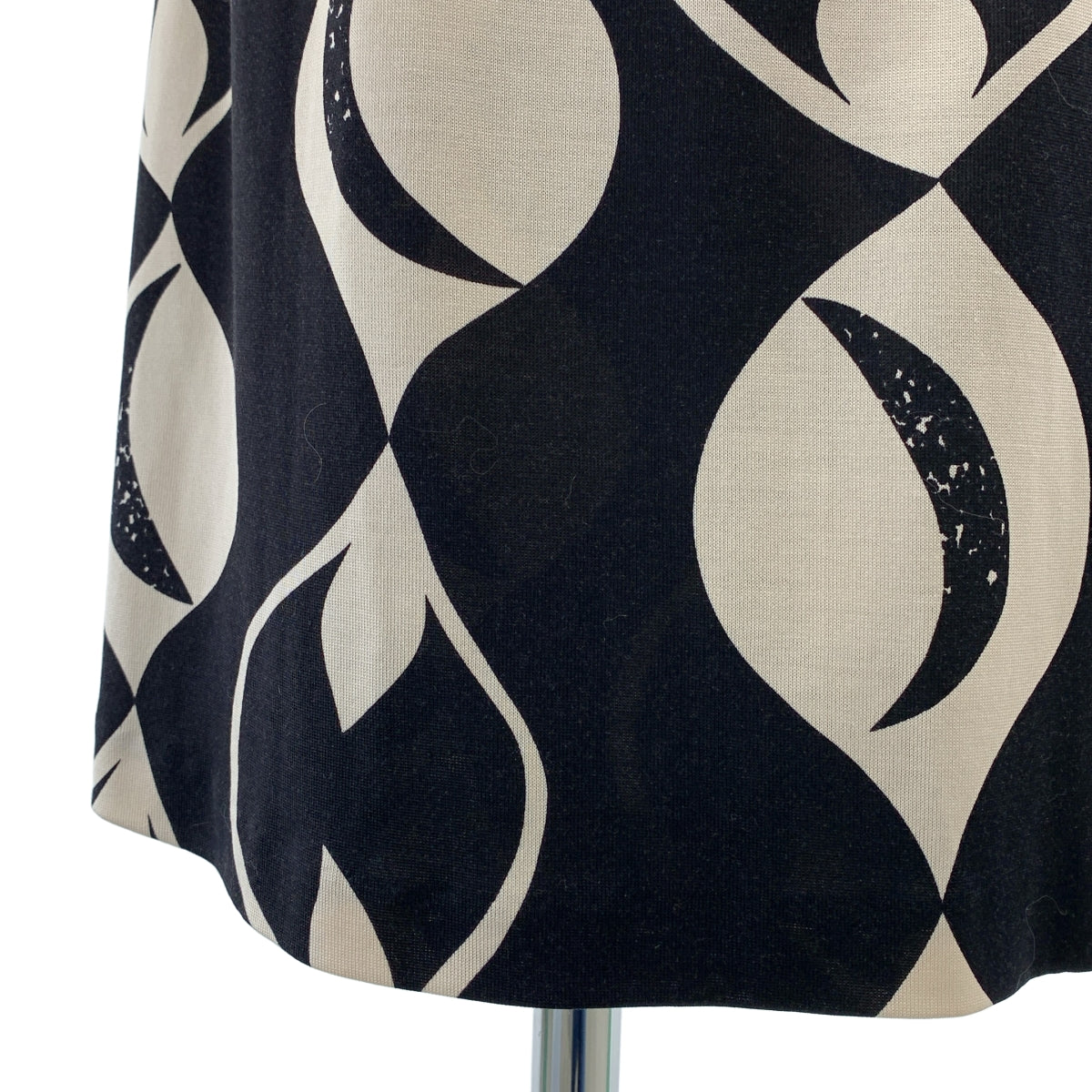 DIANE VON FURSTENBERG / ダイアンフォンファステンバーグ | silk 100％ / シルク 総柄 ベルテッド ボリュームスリーブ ドレス ワンピース | 2 | レディース