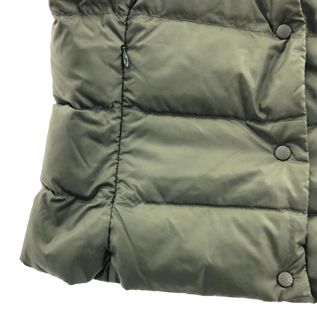 MONCLER / モンクレール | GHANA ガーナ / ナイロン ダウンベスト | 0 | オリーブ | レディース