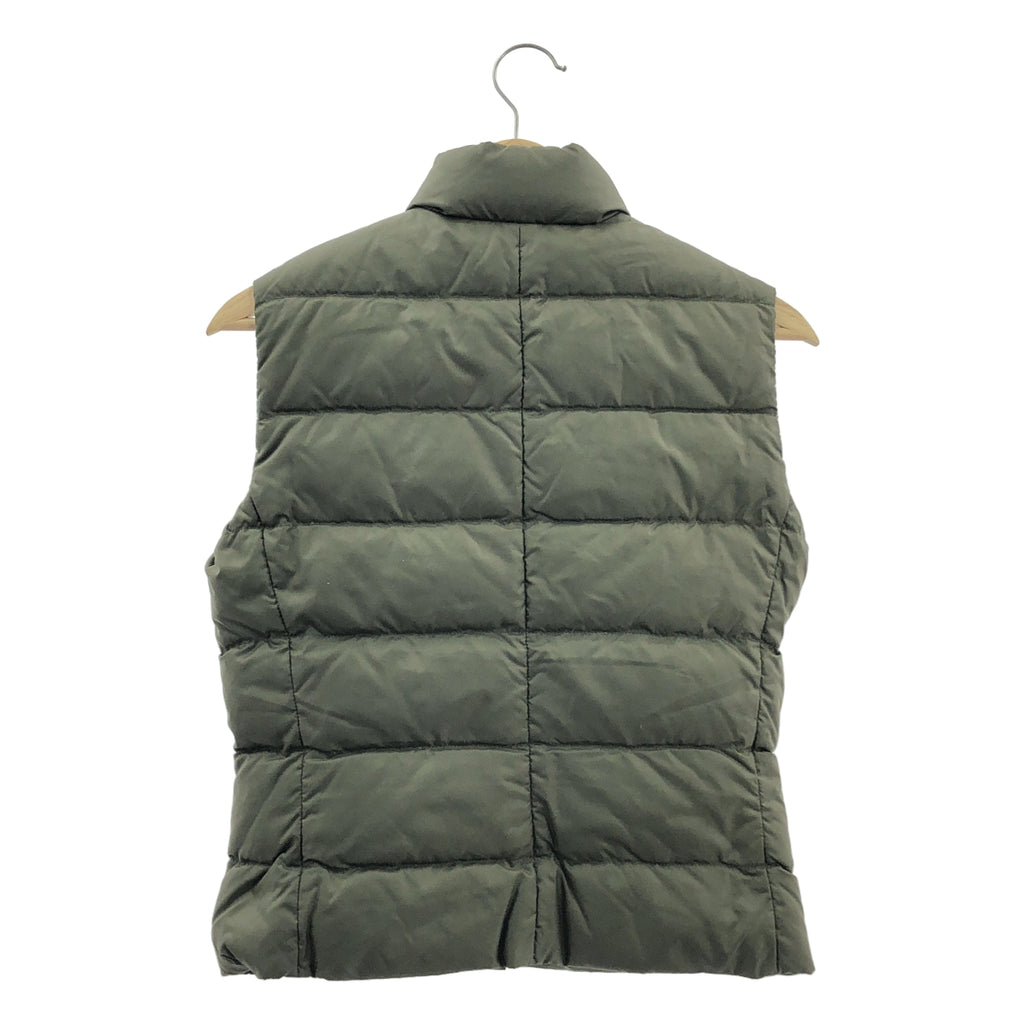 MONCLER / モンクレール | GHANA ガーナ / ナイロン ダウンベスト | 0 | オリーブ | レディース