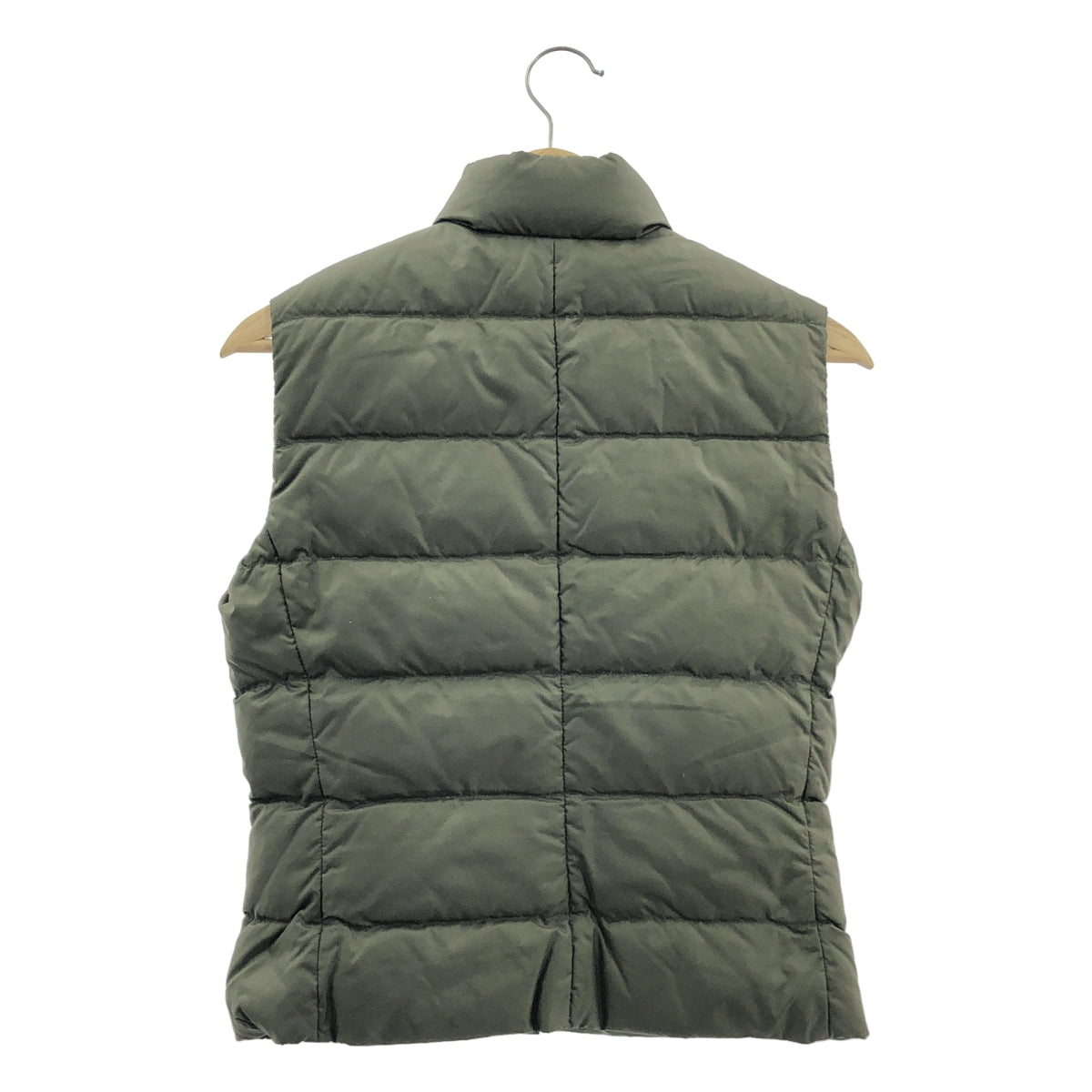 MONCLER / モンクレール | GHANA ガーナ / ナイロン ダウンベスト | 0 | オリーブ | レディース
