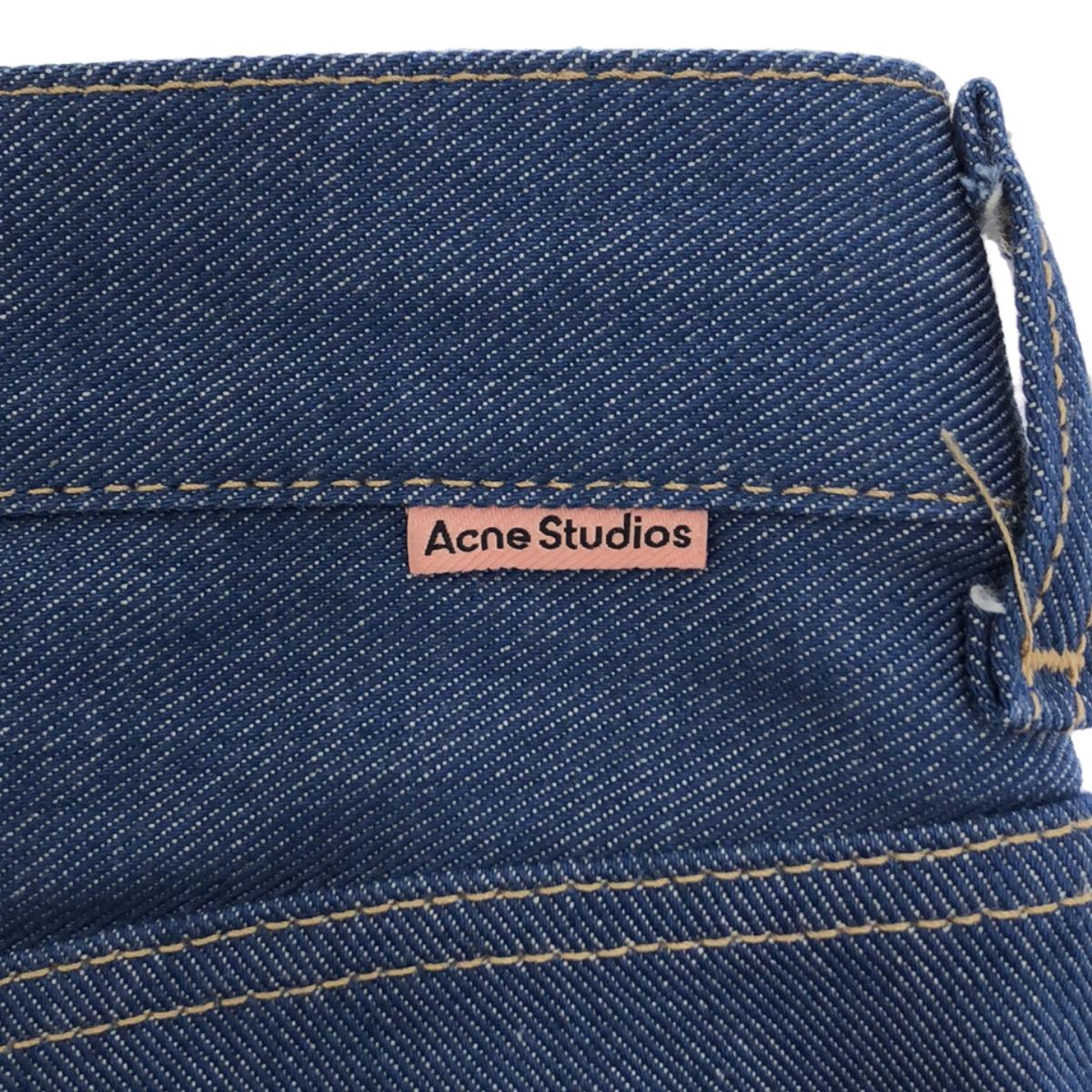 【미품】 Acne Studios / 여드름 스튜디오 | 1950 LH Agueli blue 레귤러 피트 청바지 데님 팬츠 | 31/32 | 페일 인디고 | 남성