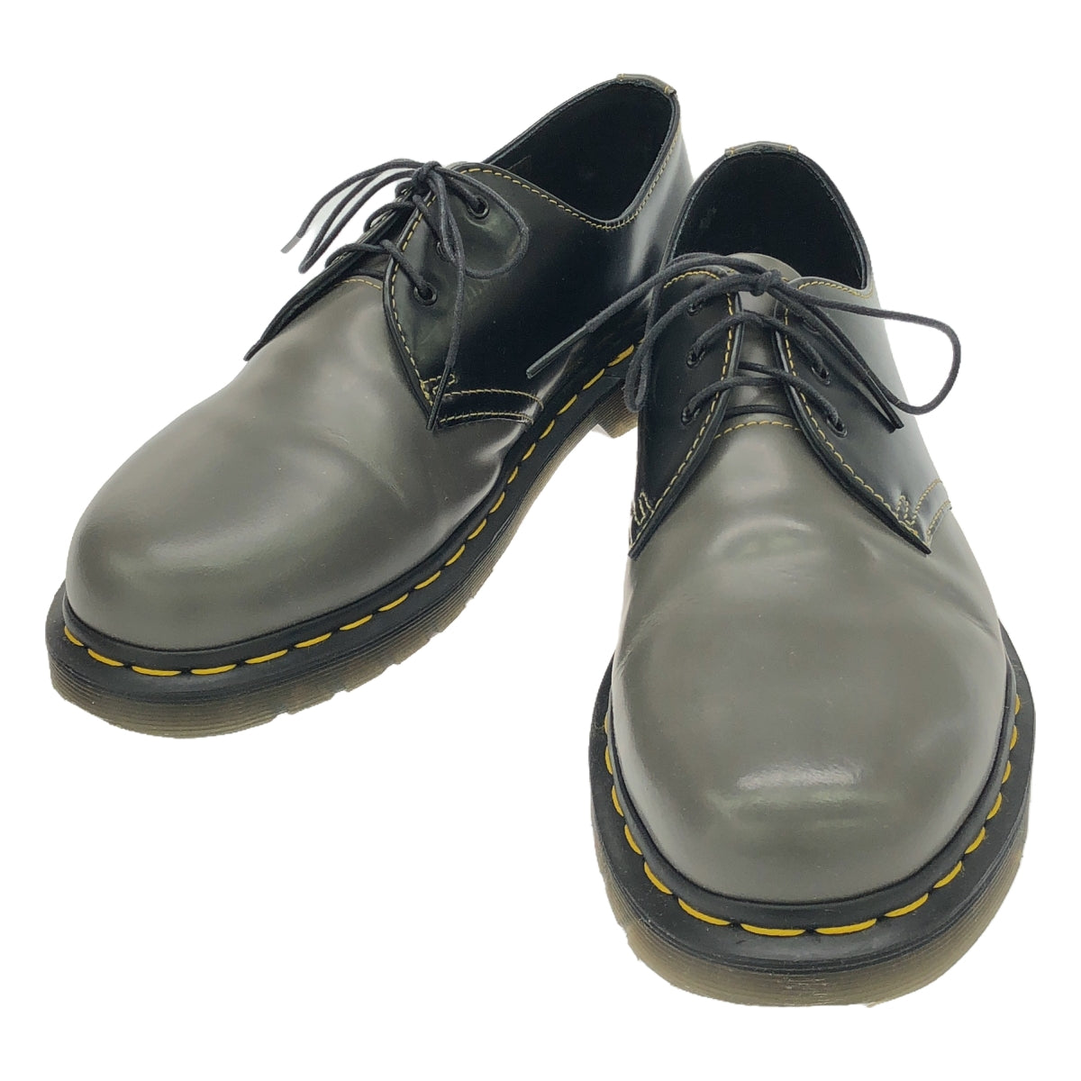 Dr.Martens / 닥터 마틴 | 3EYE BOOT SMOOTH / 가죽 바이 컬러 드레스 신발 / 가죽 신발 | UK8 | 남성