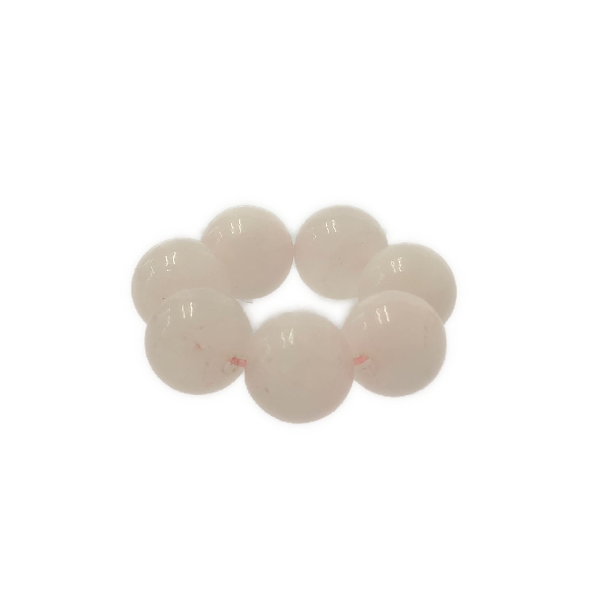 VAKT. | JYUZU / 玫瑰石英天然石珠戒指 | S 碼 | 女款