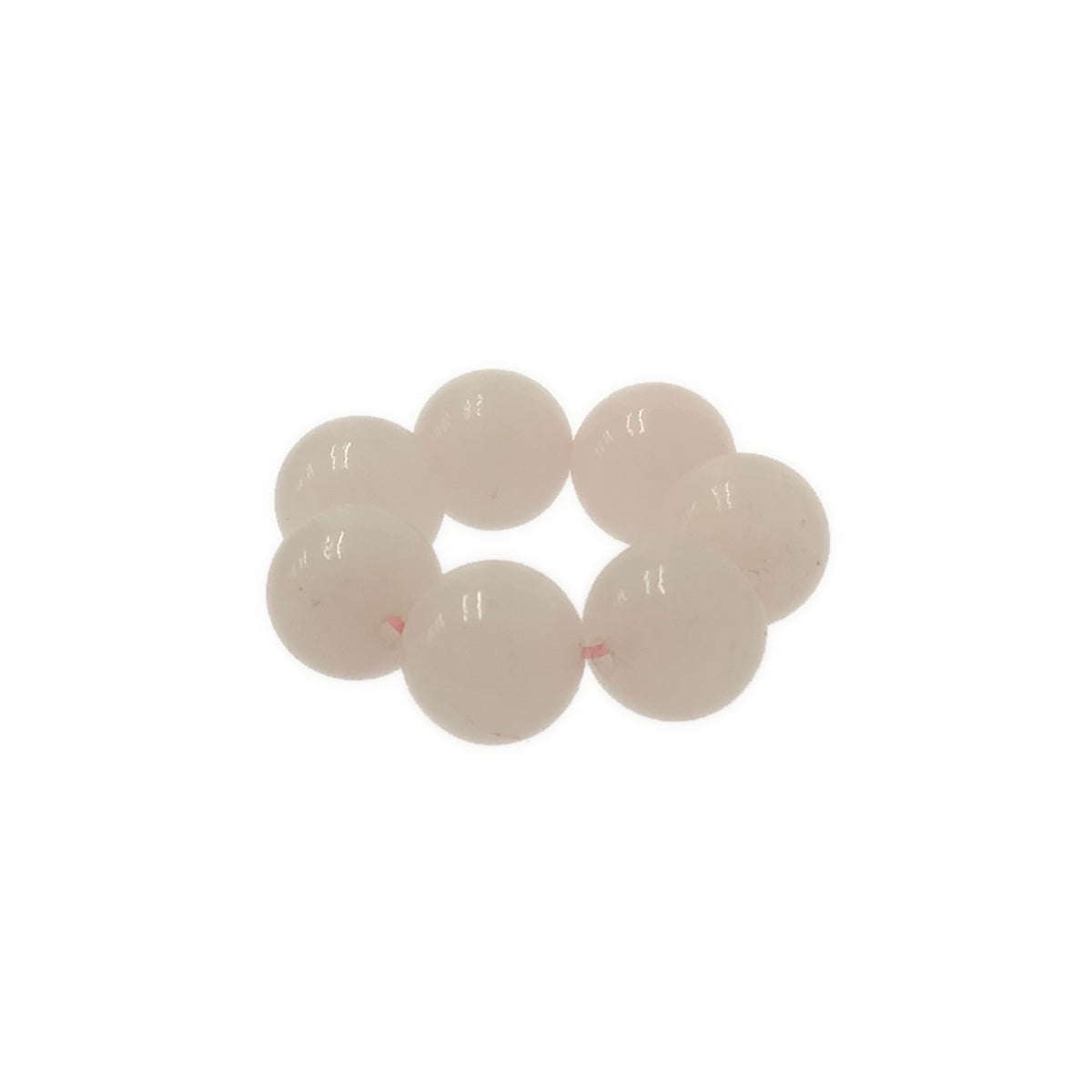 VAKT. | JYUZU / 玫瑰石英天然石珠戒指 | S 碼 | 女款