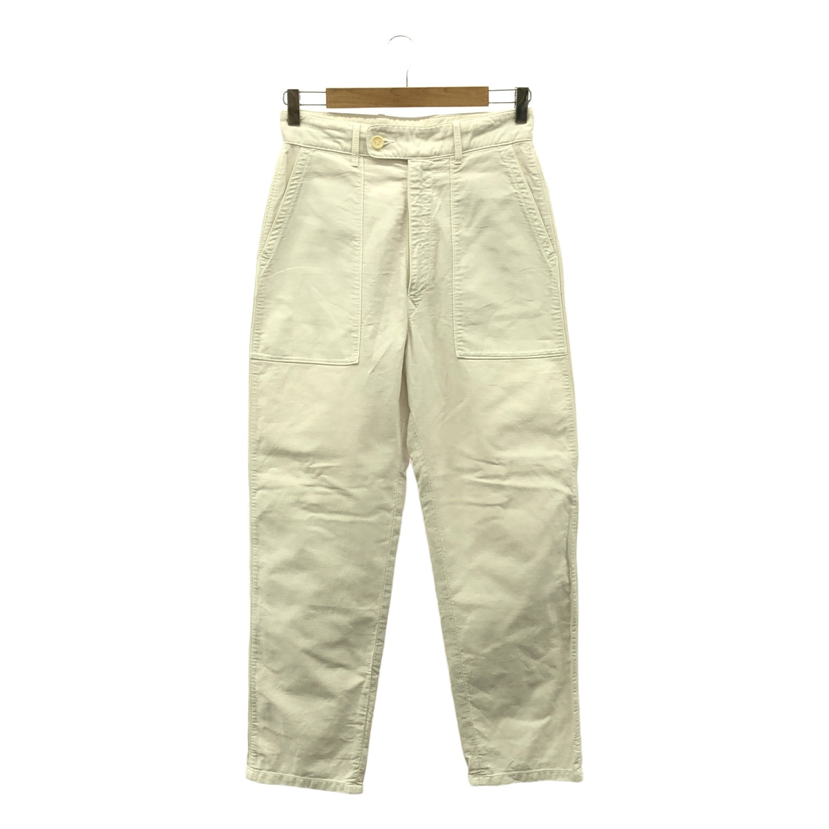 45r / Forty-Five R | 908 Baker Pants in Wheat Satin | White | Women's