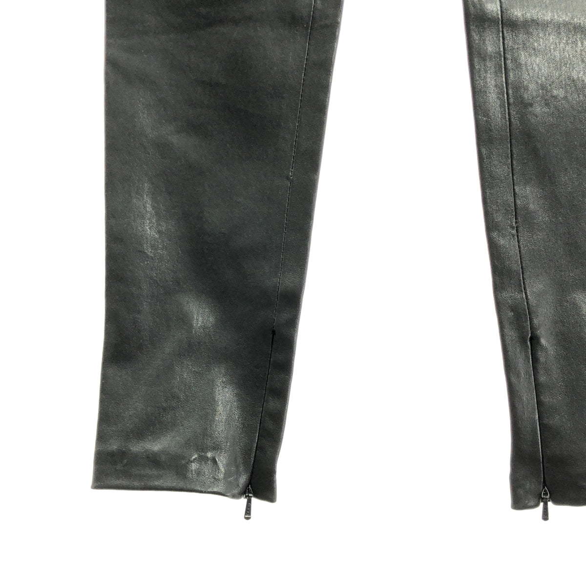 BALENCIAGA / バレンシアガ | ラムレザー サイドジップ レギンスパンツ | 34 | レディース