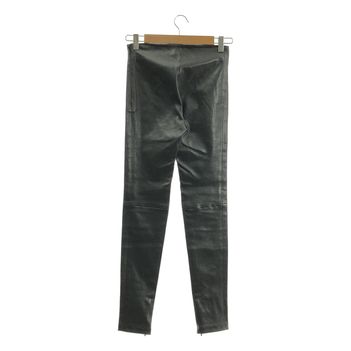 BALENCIAGA / バレンシアガ | ラムレザー サイドジップ レギンスパンツ | 34 | レディース