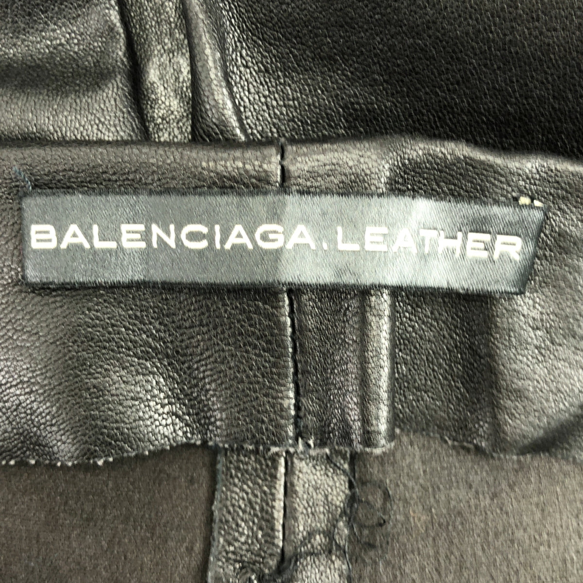 [狀況極佳] BALENCIAGA | 小羊皮側拉鍊緊身褲 | 尺寸 34 | 黑色 | 女款