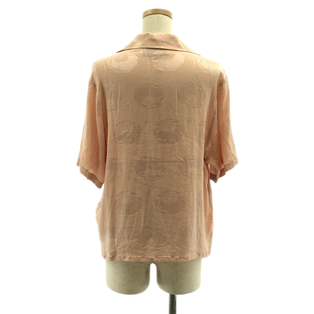 GUCCI | 100% 絲質 | 絲質提花開領襯衫 | 36 碼 | 女款