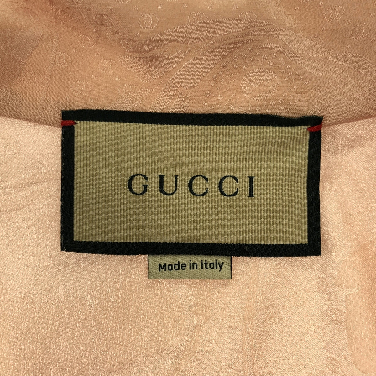 GUCCI | 100% 絲質 | 絲質提花開領襯衫 | 36 碼 | 女款