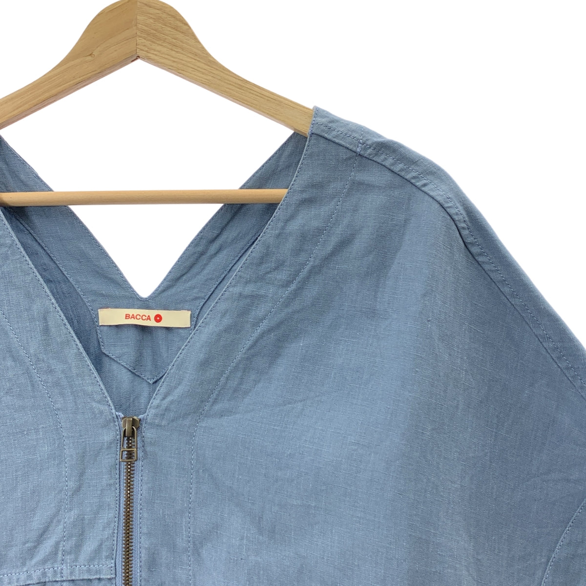 BACCA | 亞麻無袖卡夫坦洋裝 | 36碼 | 藍色 | 女款