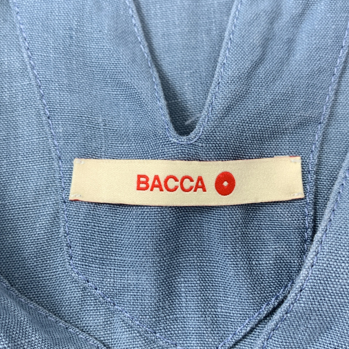 BACCA | 亞麻無袖卡夫坦洋裝 | 36碼 | 藍色 | 女款