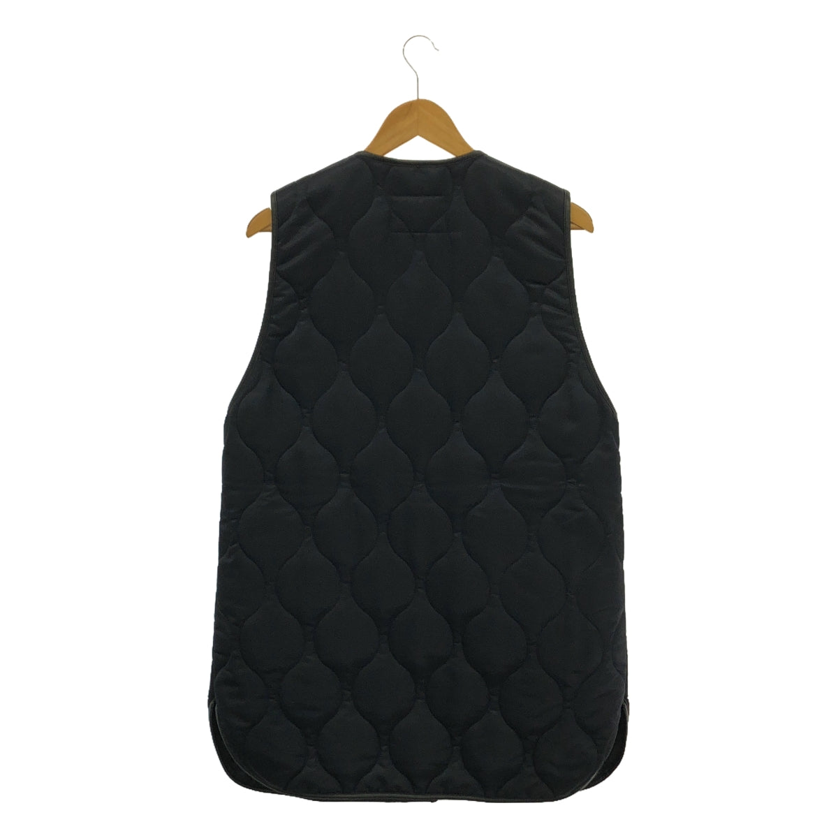 傳統天氣服裝 | HAWICK 長款絎縫羽絨背心 |尺寸 34 |海軍 |女性的