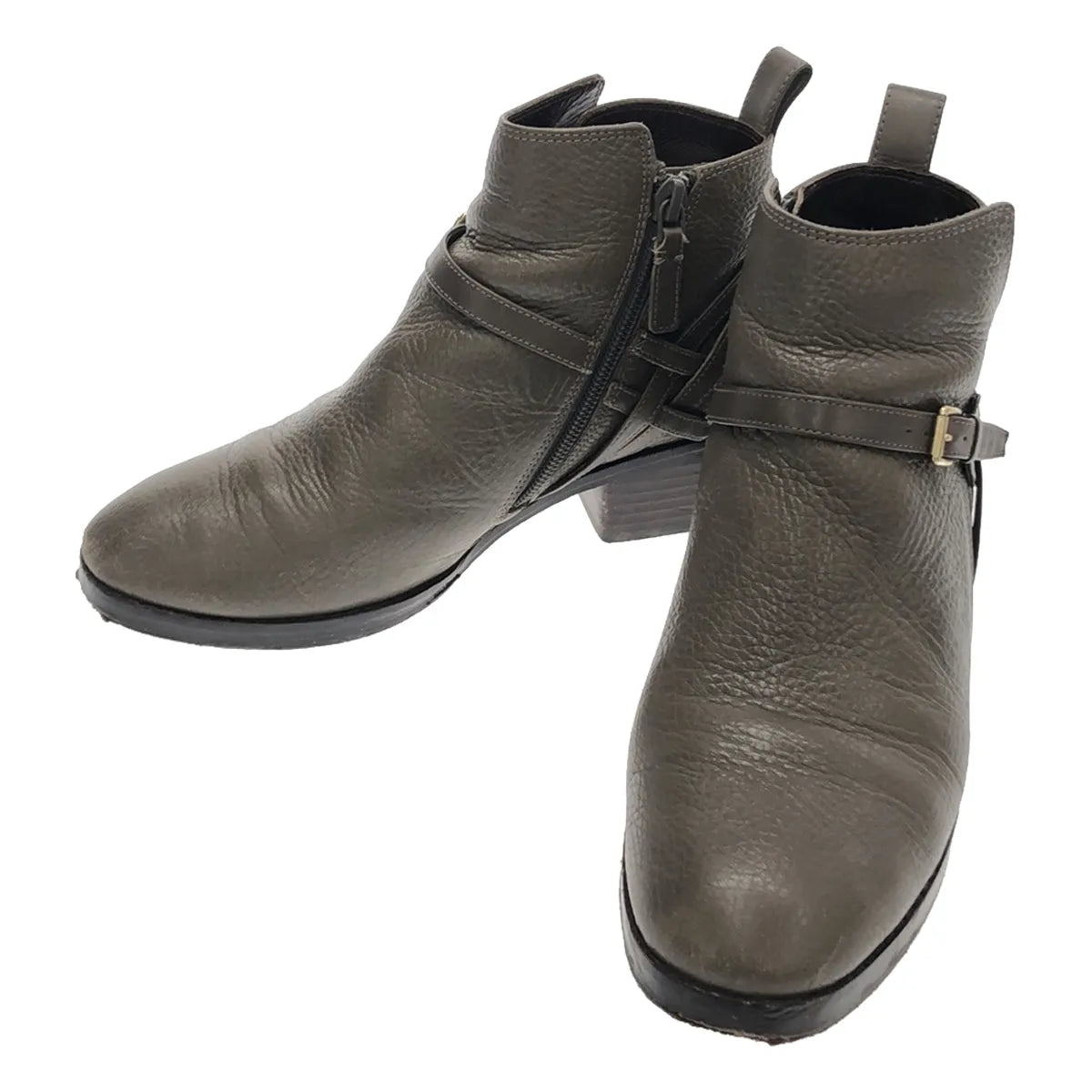 科爾漢 |珍珠短靴踝帶短靴 | 7 1/2 |灰色 |女性的