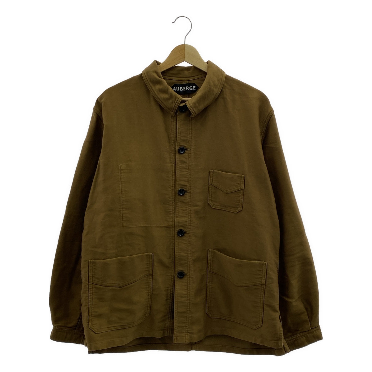 AUBERGE / 오베르주 | CHARBON DEEP 몰 스킨 커버 올 재킷 | 42 | 골드 | 남성