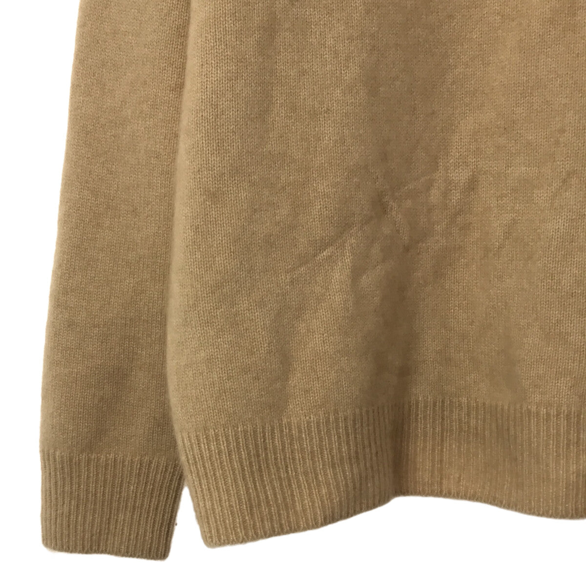 AURALEE | Baby Cashmere Turtleneck Pullover Knit | 1 | Beige | Women's