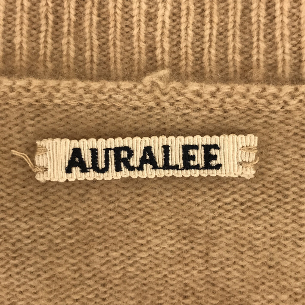 AURALEE / 오라리 | 아기 캐시미어 터틀넥 풀오버 니트 | 1 | 베이지 | 여성