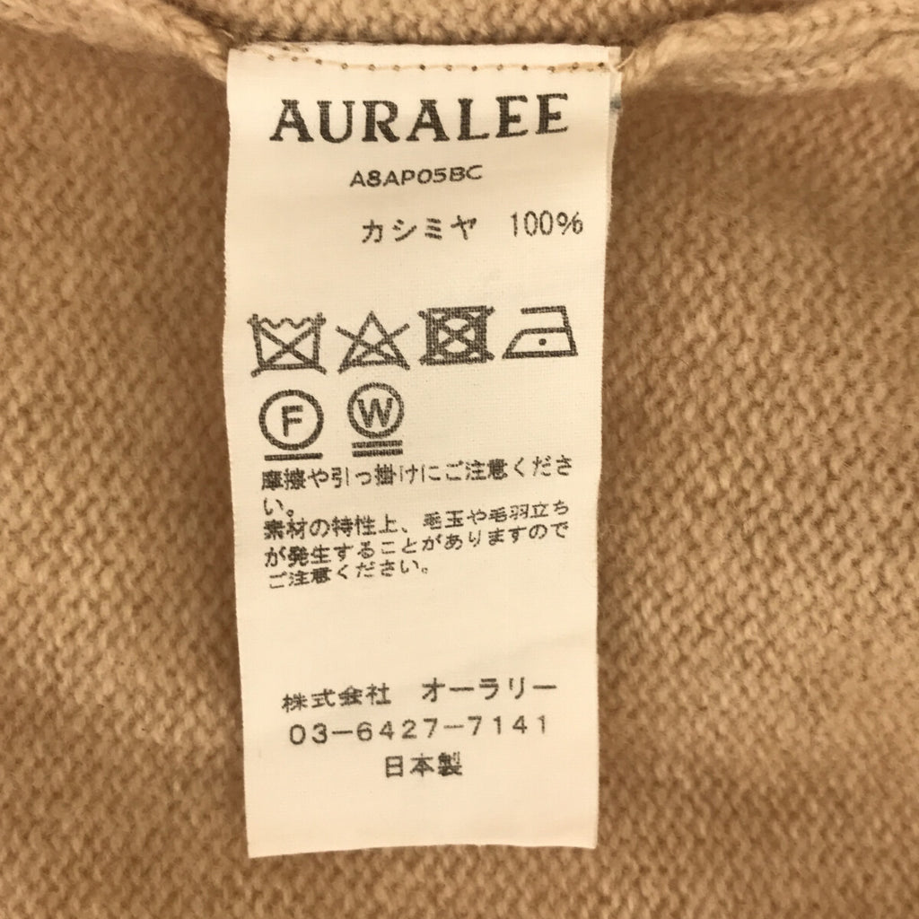 AURALEE / 오라리 | 아기 캐시미어 터틀넥 풀오버 니트 | 1 | 베이지 | 여성